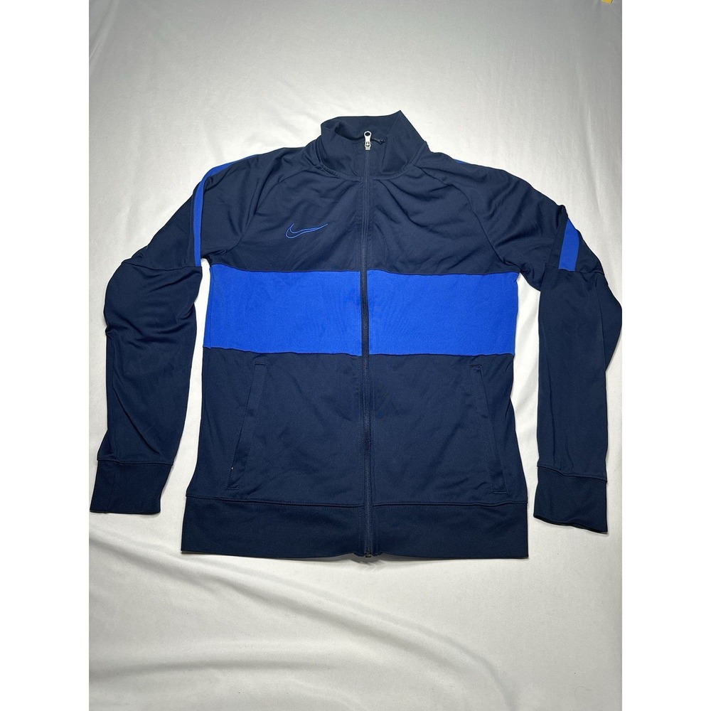 Nike Dri-Fit Blue Colorblock Slim Men's M Full Zip